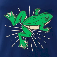 Žaba zelená kreslená