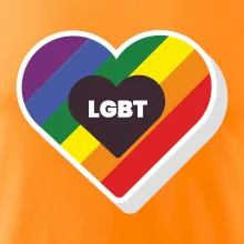 LGBT srdce dúhové