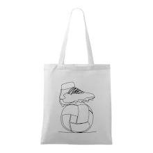 Futbalová lopta kopačka jedným ťahom Futbalová lopta kopačka jedným ťahom