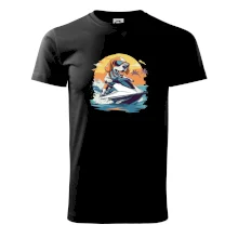 Bígel na vodnom skútri