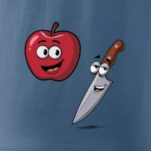 Parové tričko - Jablko a nôž
