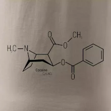 Molekulárna štruktúra Cocaine Kokaín