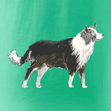 Border kólia kreslená