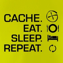 Eat sleep repeat Cache