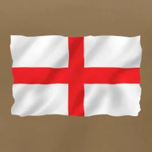 Anglická vlajka vejúca