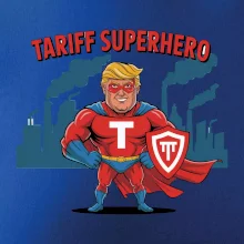 Tariff Superhero Trump