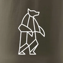 Geometria ľadový medveď stojaci