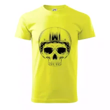 Motorkár lebka s guľatou hlavou