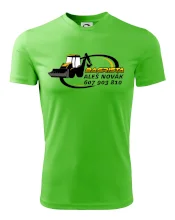 Bagrista v kruhu - vlastný nápis