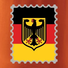 Nemecká známka - vlajka