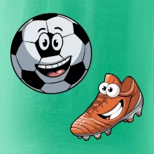 Parové tričko - Kopačka a lopta