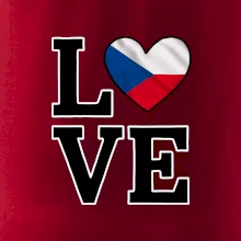 Love Česká vlajka