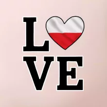 Love Poľská vlajka