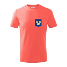 Švédsky znak tri korunky na prsník