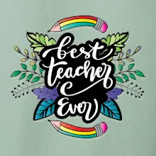 Farebné ceruzky best teacher ever