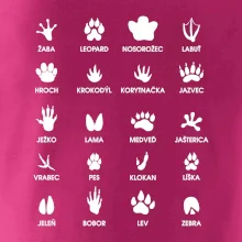 Zvieracie stopy - názvy