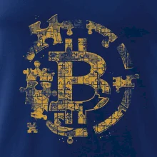 Logo bitcoin puzzle