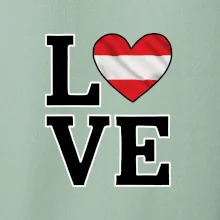 Love Rakúska vlajka