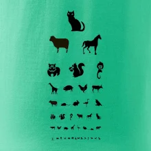 Očný test zvieratká Očný test zvieratká