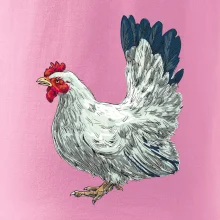 Sliepka kreslená biela