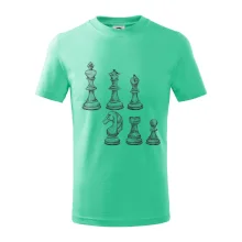 Šachové figúrky kreslené