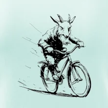 Drsný cap na bicykli