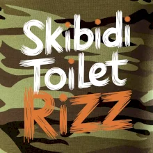 Skibidi Toilet Rizz nápis