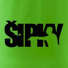 Šípky - nápis so šípkarom