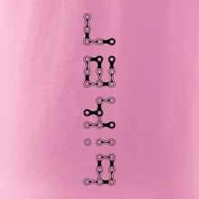 Biker nápis na výšku reťaz