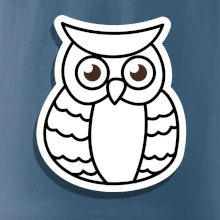 Sova kreslená na prsníku Sova kreslená na prsníku