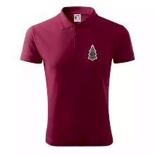 Folklór na prsníku vianočný stromček