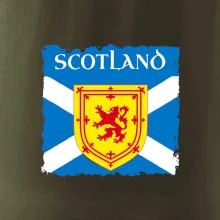 Škótska vlajka s erbom leva