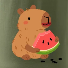 Kapybara s melónom Kapybara s melónom