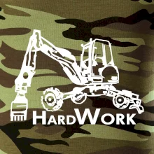 Hard Work kráčajúce rýpadlo