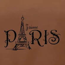 Paris nápis Eiffelovka rovný