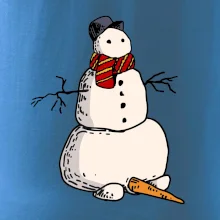 Snehuliak so spadnutým nosom