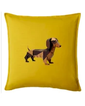 Jazvečík - zlepený z papiera