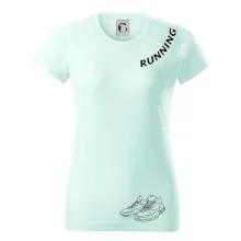 Running nápis šikmo