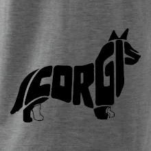 Corgi - nápis v tele Corgi - nápis v tele