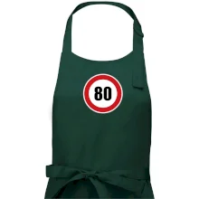 Dopravná značka - obmedzenie rýchlosti 80