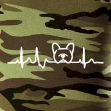 EKG Francúzsky buldoček hlava