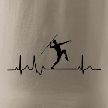 EKG hod oštepom muž