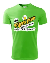 Pijem pivo - tvoja super schopnosť - šikmý