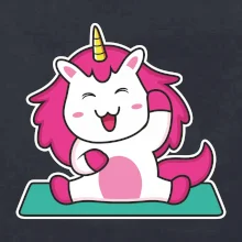 Yoga veselý jednorožec