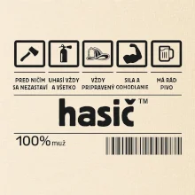 Čiarový kód - Hasič / hasička