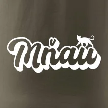 Mňau nápis
