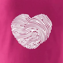 Odtlačok prsta srdce