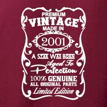 Vintage Etiketa - 2001