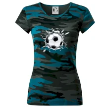 Futbalová lopta v triku Futbalová lopta v triku