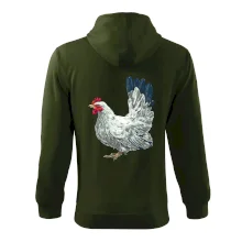 Sliepka kreslená biela Sliepka kreslená biela